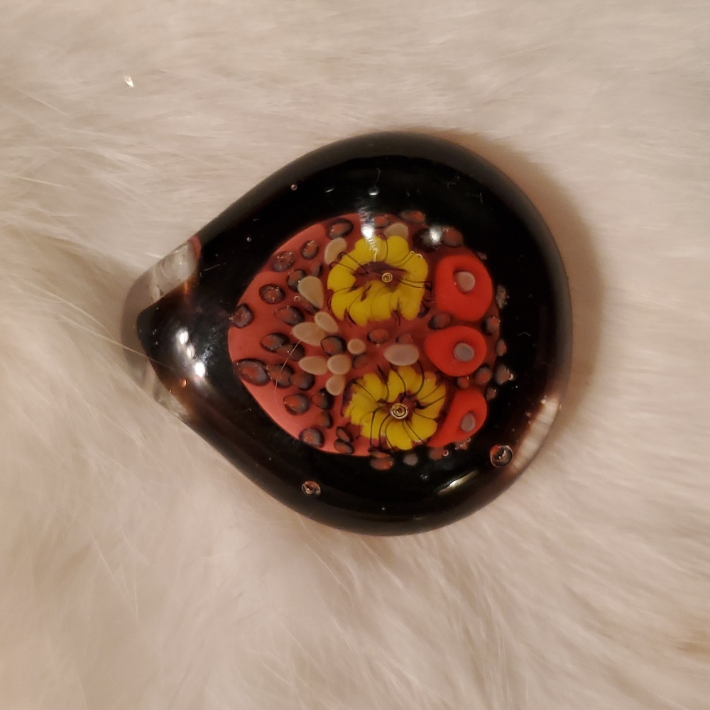 Vintage Glass Pendant